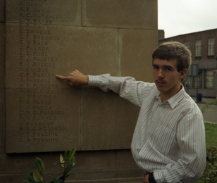 David at Stockwell War Memorial